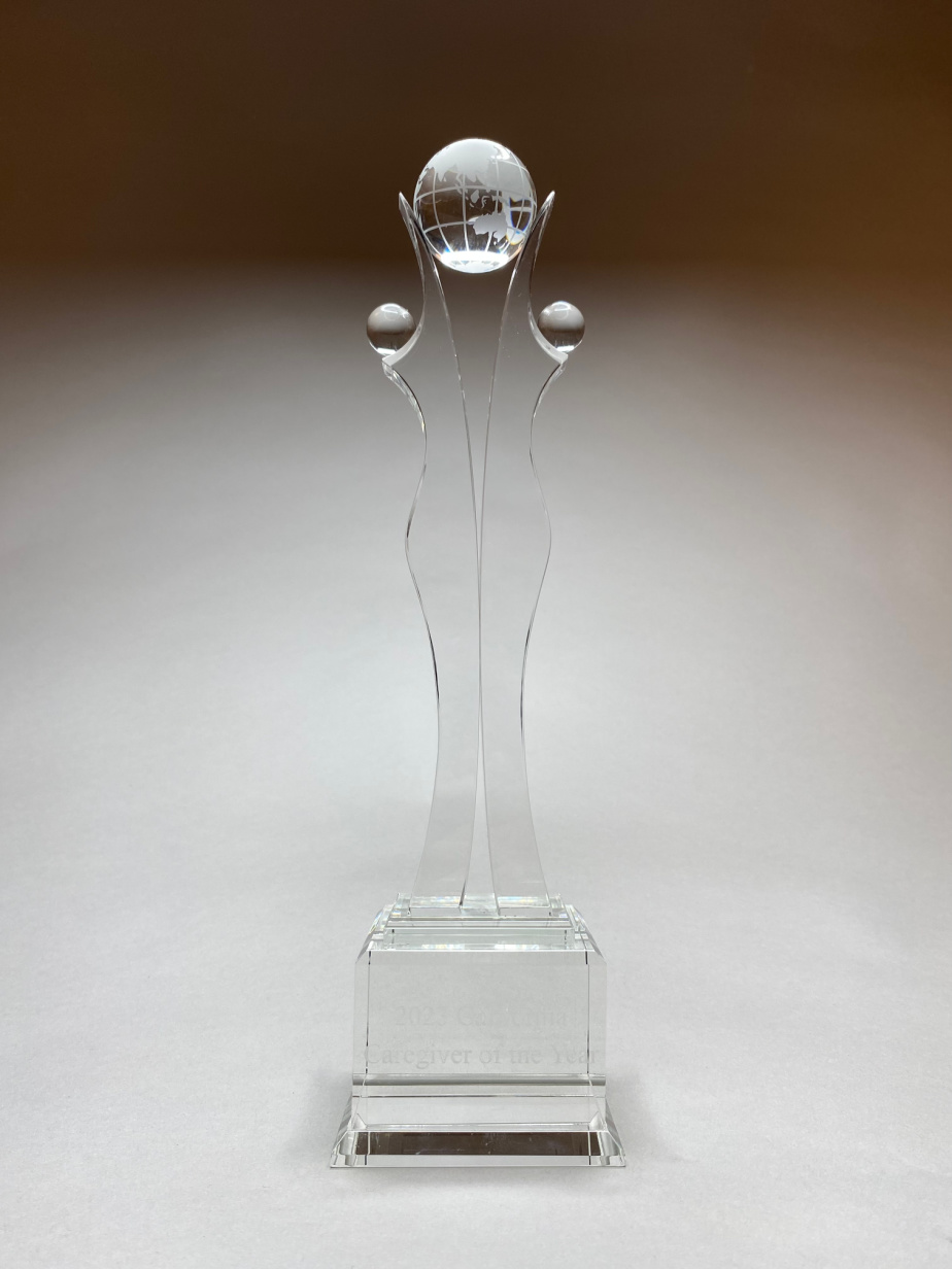 Trophy for Caregiver of the Year Awards