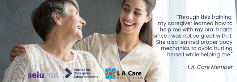IHSS Caregivers Learn Skills through CCA and L.A. Care