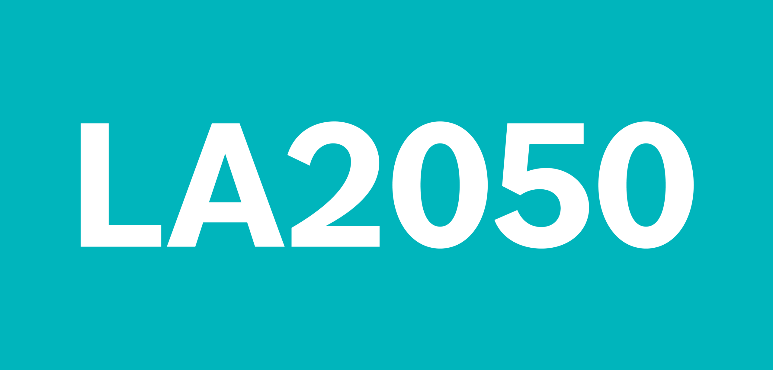 LA2050 logo on teal background- training LA caregivers for emergencies