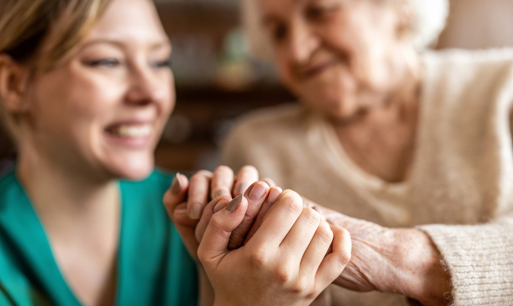 IHSS Caregiver with Older Adult Woman